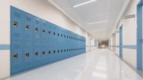 A School Hallway